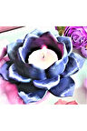 14,5cm Sukulent Lotus Nilüfer Çiçek Mumluk Tealight Silikon Kalıp K-1388