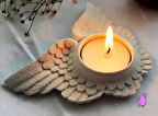 Kanatlı Tealight Mumluk Silikon Kalıp K-208