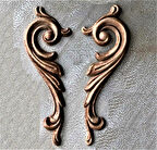 Simetrik Sarmaşık Çift Aplik Bordür Dekor Silikon Kalıp K-310