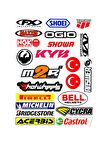 MOTORSİKLET MARKA A4 STİCKER M-2 - ETİKET