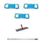Makarna Şönil Kuru Nemli Palet Tablet Mop Yedek Seti Takımı - 3 ad 60 Cm. - Mop + Mop Tutucu + Sap