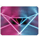 40X30cm Gaming Oyuncu Mousepad Kaymaz Kauçuk Taban Dikişli Kenar Abstract Light MP134030