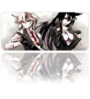 ilyuka Mouse Pad 70x30 cm Büyük Boy XL Gaming Mousepad MP447030 Kaymaz Kauçuk Taban Dikişli Kenar Anime Warrior