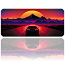 ilyuka Mouse Pad 70x30 cm Büyük Boy XL Gaming Mousepad MP487030 Kaymaz Kauçuk Taban Dikişli Kenar Car Ride