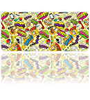 ilyuka Mouse Pad 70x30 cm Büyük Boy XL Gaming Mousepad MP527030 Kaymaz Kauçuk Taban Dikişli Kenar Funny Figures