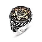 Gümüş Süleyman Peygamber Mührü Erkek Yüzük