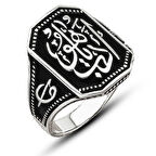 Lucky Life 925 Ayar Gumuss Edeb Ya Hu Erkek Yüzük