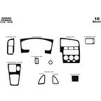 Meriç® Nissan Primera Ön Torpido Kaplama 10 Parça 1996-1999