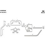 Meriç® Peugeot Karsan Jest Ön Torpido Kaplama 38 Parça 2013-›