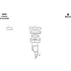 Meriç® Bmw 5 E60 / E61 Ön Torpido Kaplama 8 Parça 2003-2009