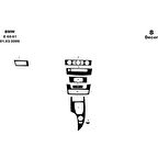Meriç® Bmw 5 E60 / E61 Ön Torpido Kaplama 8 Parça 2003-2009
