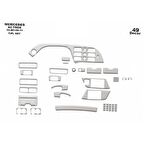 Meriç® Mercedes Actros Ön Torpido Kaplama 49 Parça 2003-2016