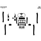 Meriç® Land Rover Freelander Ön Torpido Kaplama 19 Parça 2004-2006