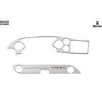 Meriç® Isuzu Turkuaz Ön Torpido Kaplama 2 Parça 2005-›