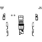 Meriç® Dodge Nitro Ön Torpido Kaplama 14 Parça 2010-›