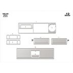 Meriç® Volvo Fh Ekstra Üst Kısım Kaplama 12 Parça 2017-›