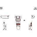 Meriç® Seat Leon Ön Torpido Kaplama 14 Parça 2014-›