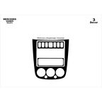 Meriç® Mercedes Vaneo Ön Torpido Kaplama 3 Parça 2001-2006