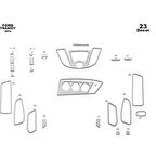 Meriç® Ford Transit Ön Torpido Kaplama 23 Parça 2014-2019