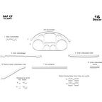 Meriç® Daf Cf Ön Torpido Kaplama 16 Parça 2001-2010
