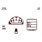 Meriç® Otokar Sultan Ön Torpido Kaplama 18 Parça 2004-2010