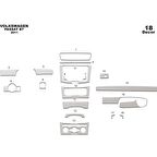 Meriç® VW Passat B7 Ön Torpido Kaplama 18 Parça 2011-2018