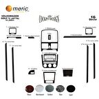 Meriç® VW Golf 5 Ön Torpido Kaplama Analog Klima 16 Parça 2003-2008