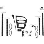 Meriç® Seat Leon Ön Torpido Kaplama 18 Parça 2010-2014