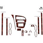 Meriç® Seat Leon Ön Torpido Kaplama 18 Parça 2010-2014