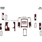 Meriç® Nissan Navara Ön Torpido Kaplama 14 Parça 2008-2009