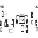 Meriç® Nissan Navara Ön Torpido Kaplama 16 Parça 2010-2015