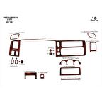 Meriç® Mitsubishi L200 Ön Torpido Kaplama 16 Parça 1996-2007