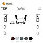 Meriç® Mitsubishi L200 4x4 Ön Torpido Kaplama 11 Parça 2007-2013