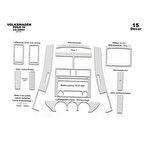Meriç® Volkswagen Polo Ön Torpido Kaplama 15 Parça 2005-2009