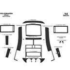 Meriç® Volkswagen Polo Ön Torpido Kaplama 14 Parça 2001-2005