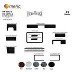 Meriç® Volkswagen Golf 2 Ön Torpido Kaplama 13 Parça 1985-1991