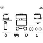 Meriç® Toyota Corona Ön Torpido Kaplama 14 Parça 1997-2003