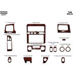 Meriç® Toyota Corona Ön Torpido Kaplama 14 Parça 1997-2003