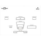 Meriç® Tata Telco Sport Ön Torpido Kaplama 7 Parça 1997-2006