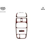 Meriç® Suzuki Wagon-R Ön Torpido Kaplama 3 Parça 2000-2002