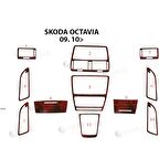 Meriç® Skoda Octavia Ön Torpido Kaplama 11 Parça 2010-2016