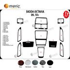 Meriç® Skoda Octavia Ön Torpido Kaplama 11 Parça 2010-2016