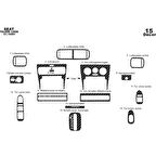 Meriç® Seat Toledo - Leon Ön Torpido Kaplama 15 Parça 1999-2002