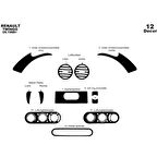 Meriç® Renault Twingo Ön Torpido Kaplama 12 Parça 1998-2004