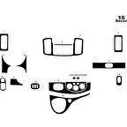 Meriç® Renault Trafic Ön Torpido Kaplama 16 Parça 2011-2015
