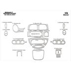 Meriç® Renault Scenic Ön Torpido Kaplama 19 Prç. 1999-2003