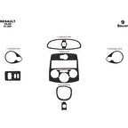 Meriç® Renault Clio 3 Ön Torpido Kaplama 9 Parça 2005-2012