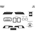 Meriç® Renault Brodway Ön Torpido Kaplama 18 Parça 1992-1999