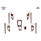 Meriç® Peugeot 407 Kapılar Ön Torpido Kaplama 10 Parça 2005-2010