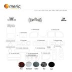 Meriç® Peugeot 406 Ön Torpido Kaplama 21 Parça 1995-1999